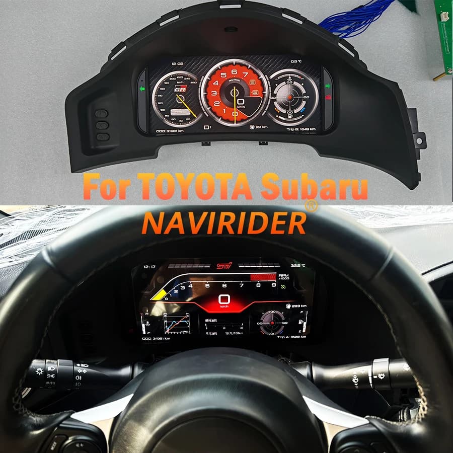 12.3 Digital Display Car, Smart Screen for Virtual Dashboard TOYOTA Subaru 2013-2019
