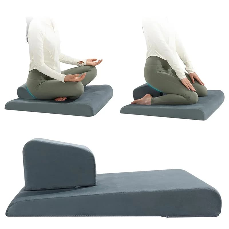Seat cushion meditation mat futon kneeling mat sitting meditation prayer mat household thickened folding fabric coconut palm zen