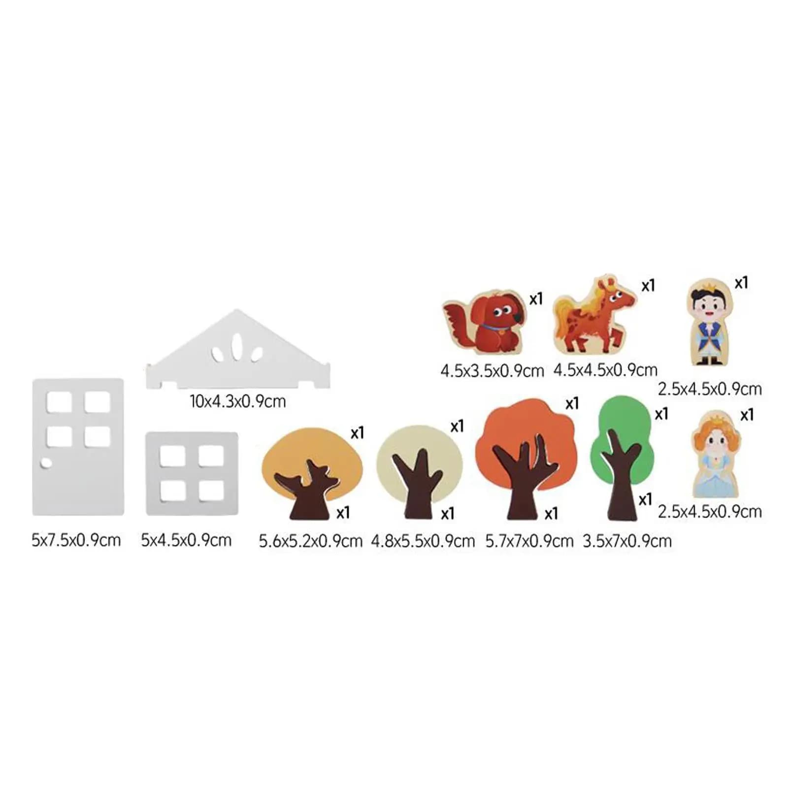 DIY Building Model Wood House Kits Construction Building Birthday Gift