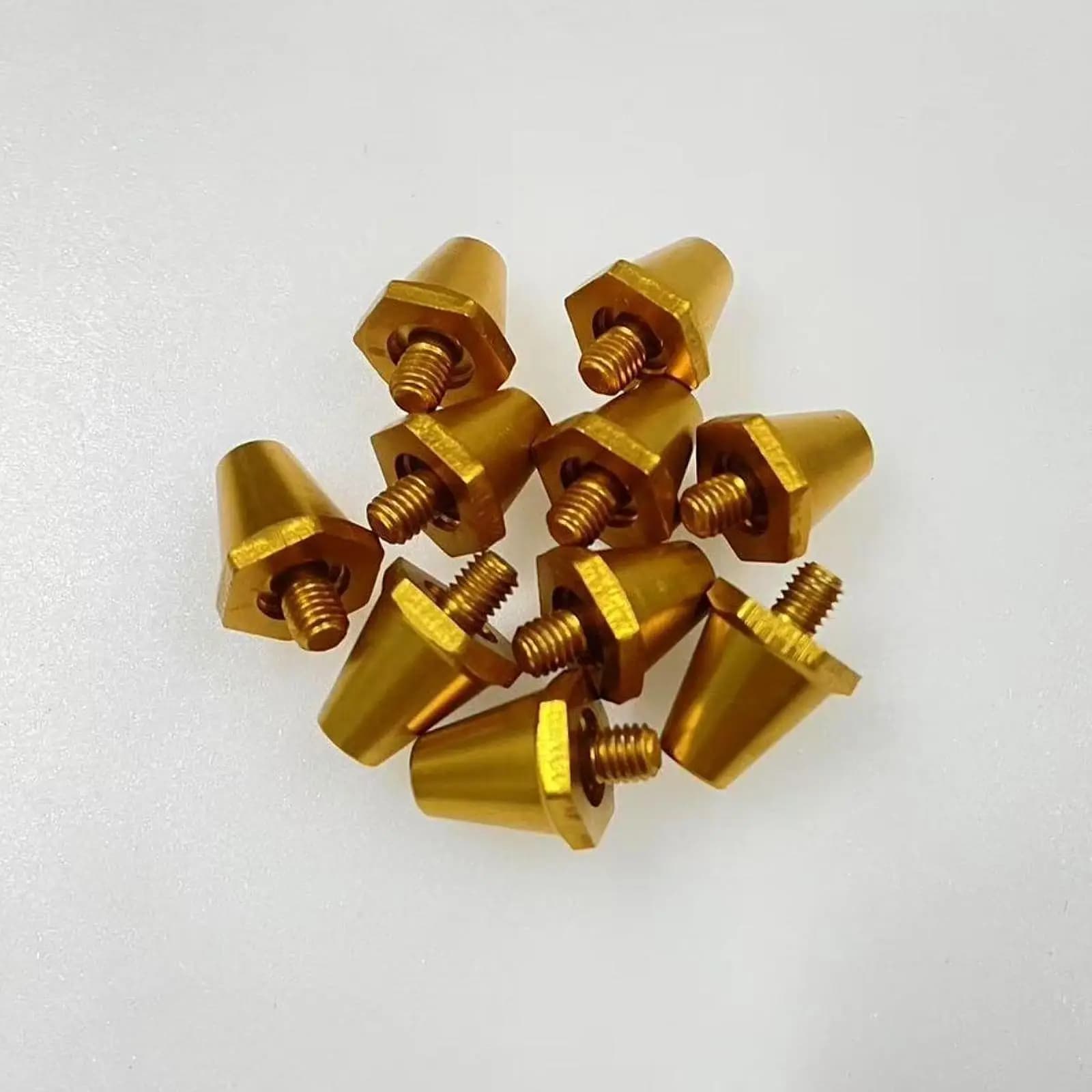 Tacchetti di Ricambio in Alluminio per Scarpe da Calcio, Punte M5 Filettate per Terreni Duri, per Scarpe da Calcio e Competizioni Atletiche