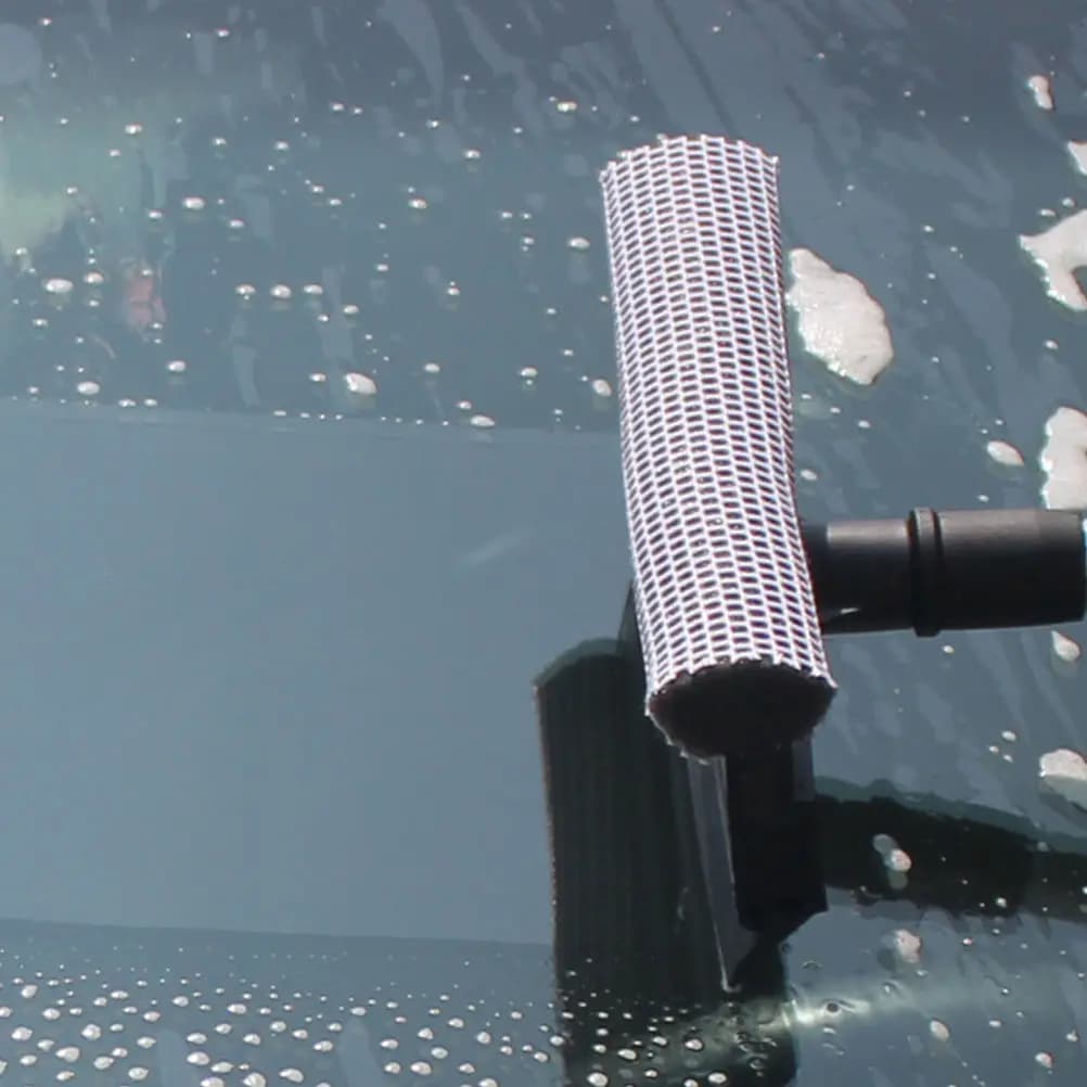 Double Sided Window Cleaning Squeegee Glass Wiper Water Scraper for Car Home Bathroom Shower Mirror Tile