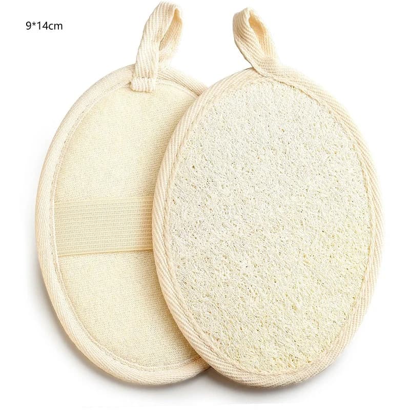 Foglio di Scrub da bagno in luffa naturale foglio di lavaggio asciugamano da bagno Scrub per il corpo esfoliazione spazzola da bagno in luffa morbida forniture per il bagno