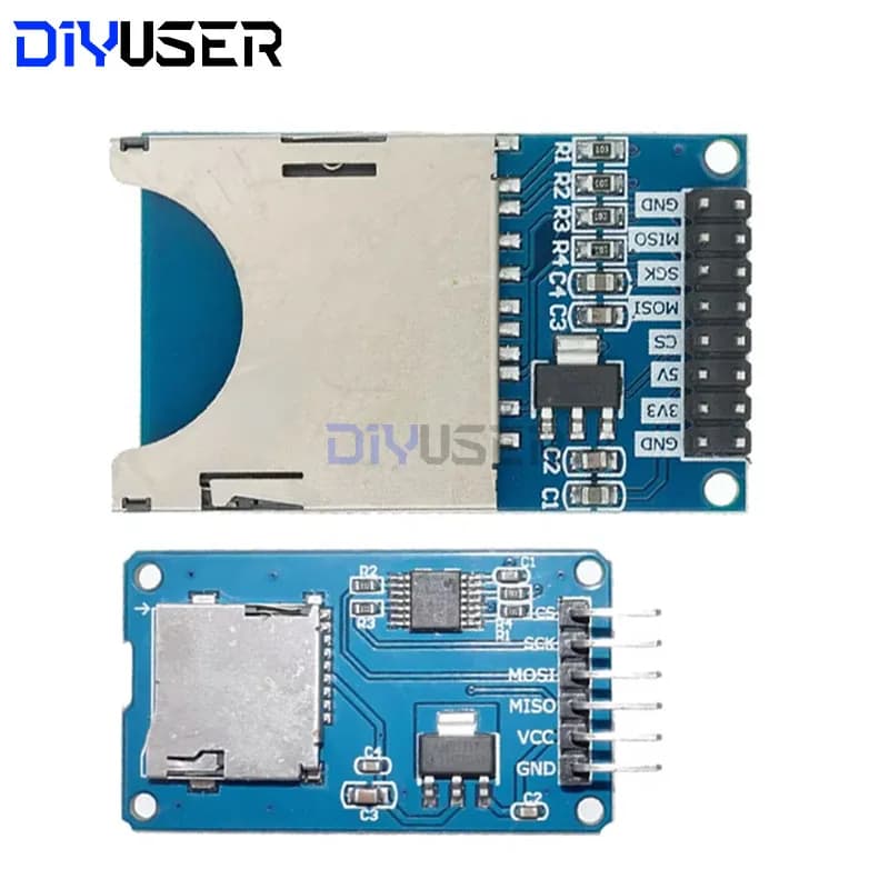 DIYUSER Expansion Card Micro SD Card Micro SD Card TF Memory Shield Module SPI for Promotion Arduino