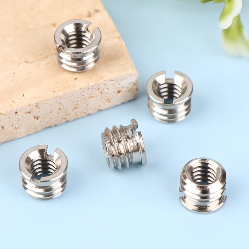 /KQM/5 pezzi Viti per fotocamera da 1/4 a 3/8 pollici, viti di conversione, vite adattatore standard, vite a sgancio rapido, vite adattatore per montaggio su treppiede