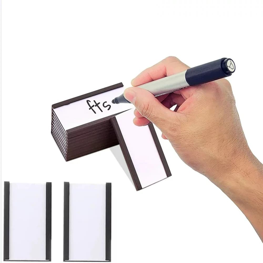 Porta etichette magnetiche Striscia magnetica con profilo C Magneti in gomma Etichette flessibili per l'organizzazione delle etichette Etichetta magnetica ideale Insegna Imans