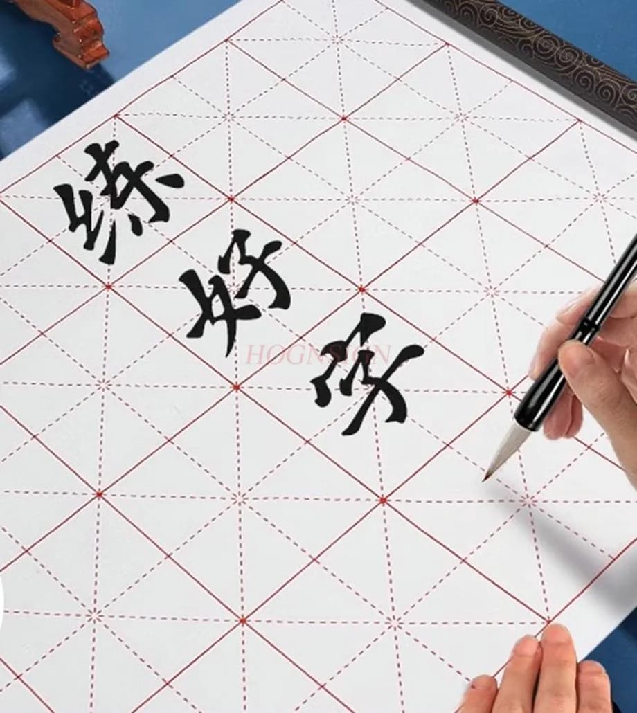 1set Water Writing Cloth Set for Beginners to Practice Brush Calligraphy with Thick Blank Water Writing Calligraphy Cloth