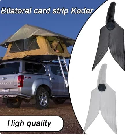 6mm Double Flap Black PVC Core Keder Caravan Sun Curtain Rail Piping Camping/Sunset/Sunsets/Sunsets Accessories for Camper