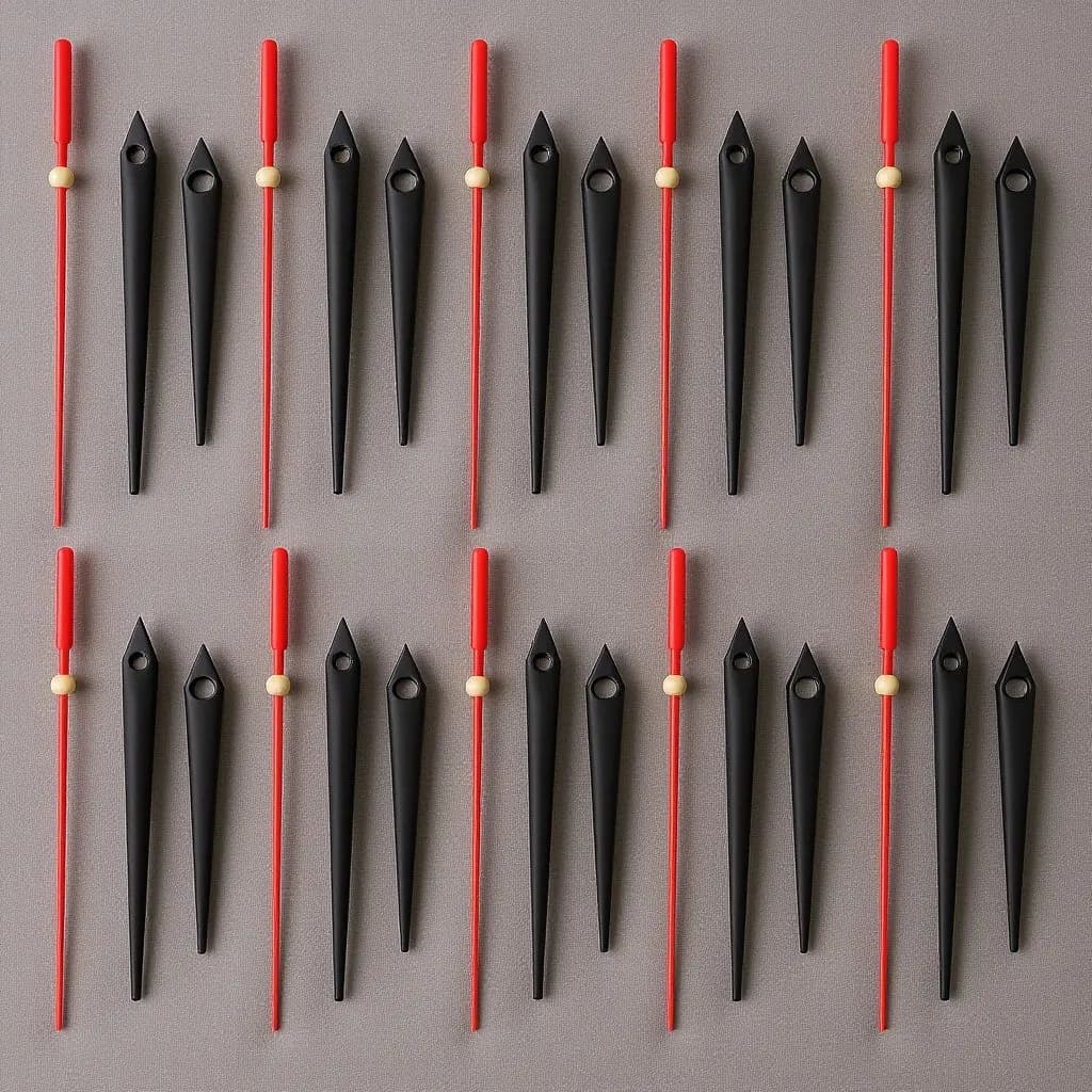 10 Set of Wall Clock Lancettes, Free Shipping, Digital Watch Precision Hands, Bulk Replacement Hands