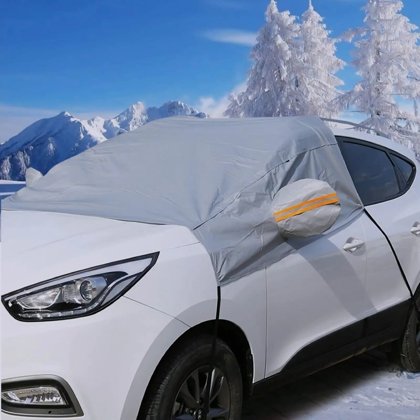 1 pz copertura invernale per auto parabrezza anteriore parabrezza anteriore addensato antigelo protezione solare parasole copertura per auto
