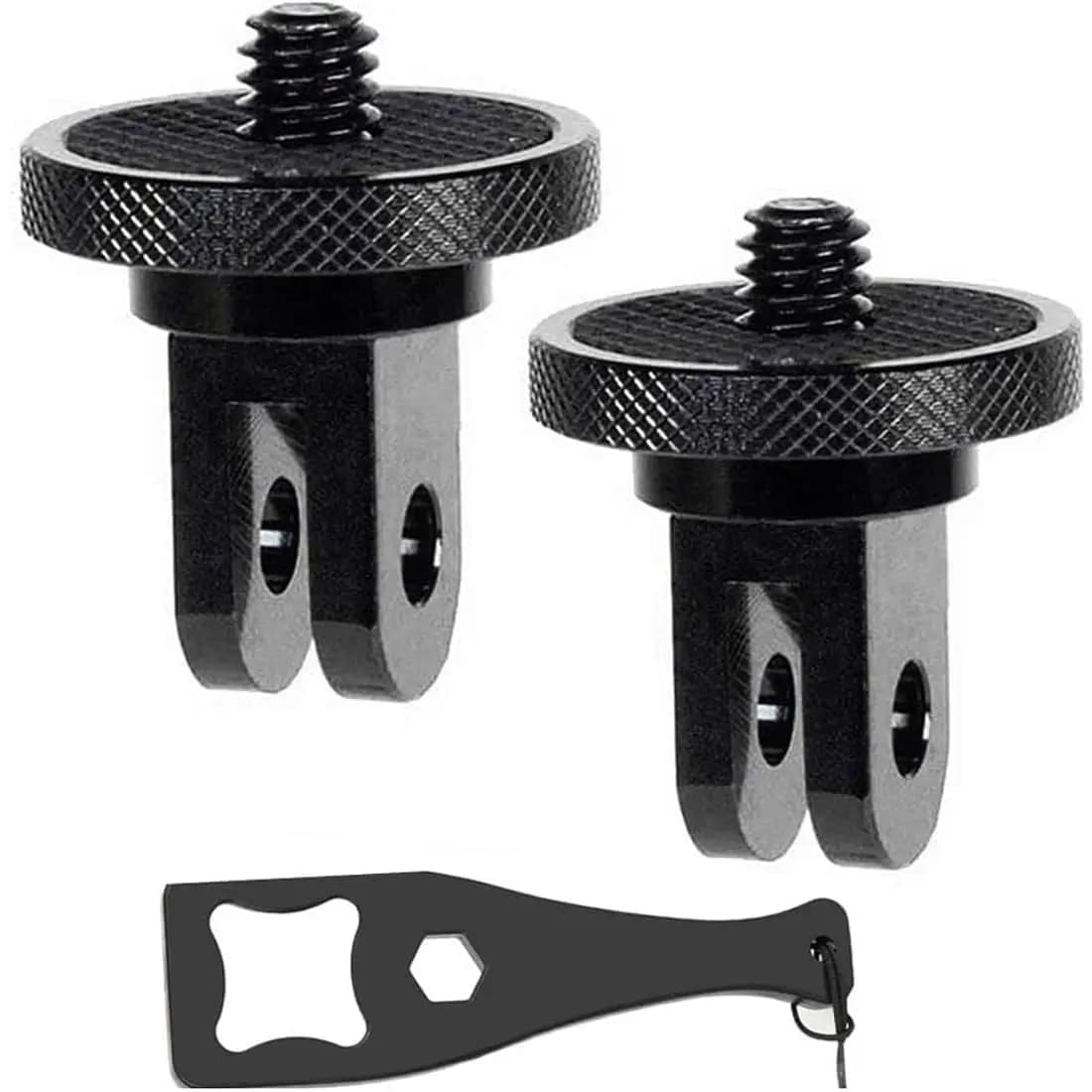 Adattatore per Treppiede Fotografico 1/4"-20, Supporto di Conversione per Action Cam Gopro, Insta360 e Altri Accessori Standard 1/4