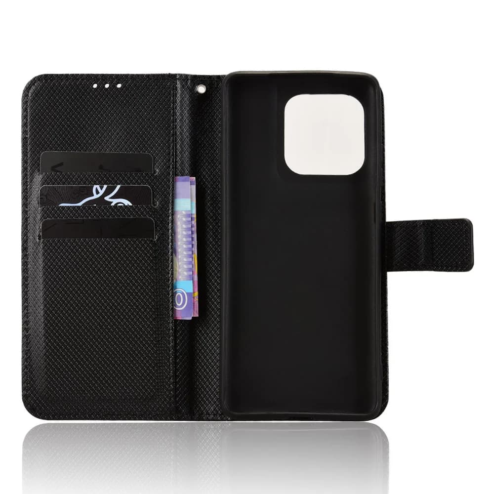 Per Moto Edge 60 Fusion Stylus Luxury Flip Diamond Pattern Pelle PU Custodia a portafoglio in pelle per Moto Edge 60Fusion Borsa per telefono