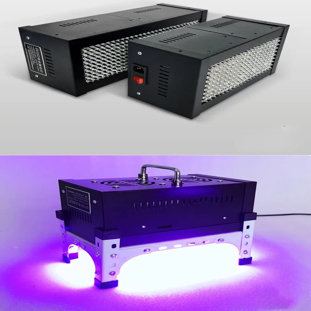 LED UV Curing Lamp Ultraviolet LED Light 405nm 365nm 395nm UV glue Green oil Resin Epoxy 3D printing Solder OCA Crack Detection
