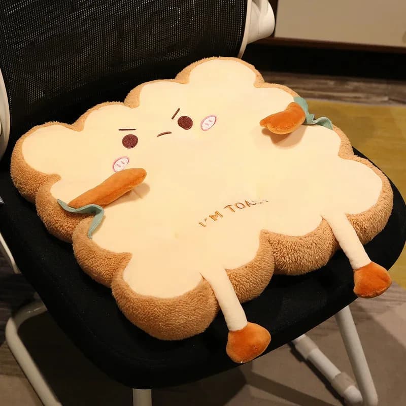 1 PC supporto lombare per auto carino cuscino per toast cuscino end-to-end cuscino per sedia da ufficio cuscino per sedia da camera da letto pavimento end-to-end