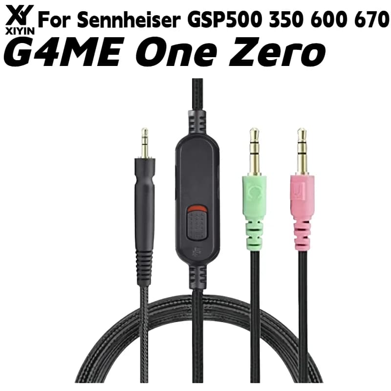Replacement Gaming Headphone Audio Aux Cable For Sennheiser G4ME ONE GAME ZERO PC 373D GSP350 Gaming Headset Repair Accessories
