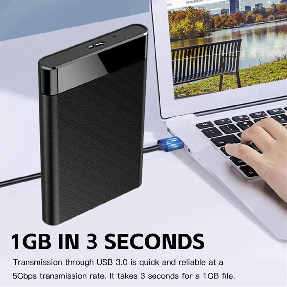 （2026 SUMMER）USB 3.0 HDD Enclosure 2.5" SATA External Hard Drive Case 2.5 Inch SSD High Speed Transmission
