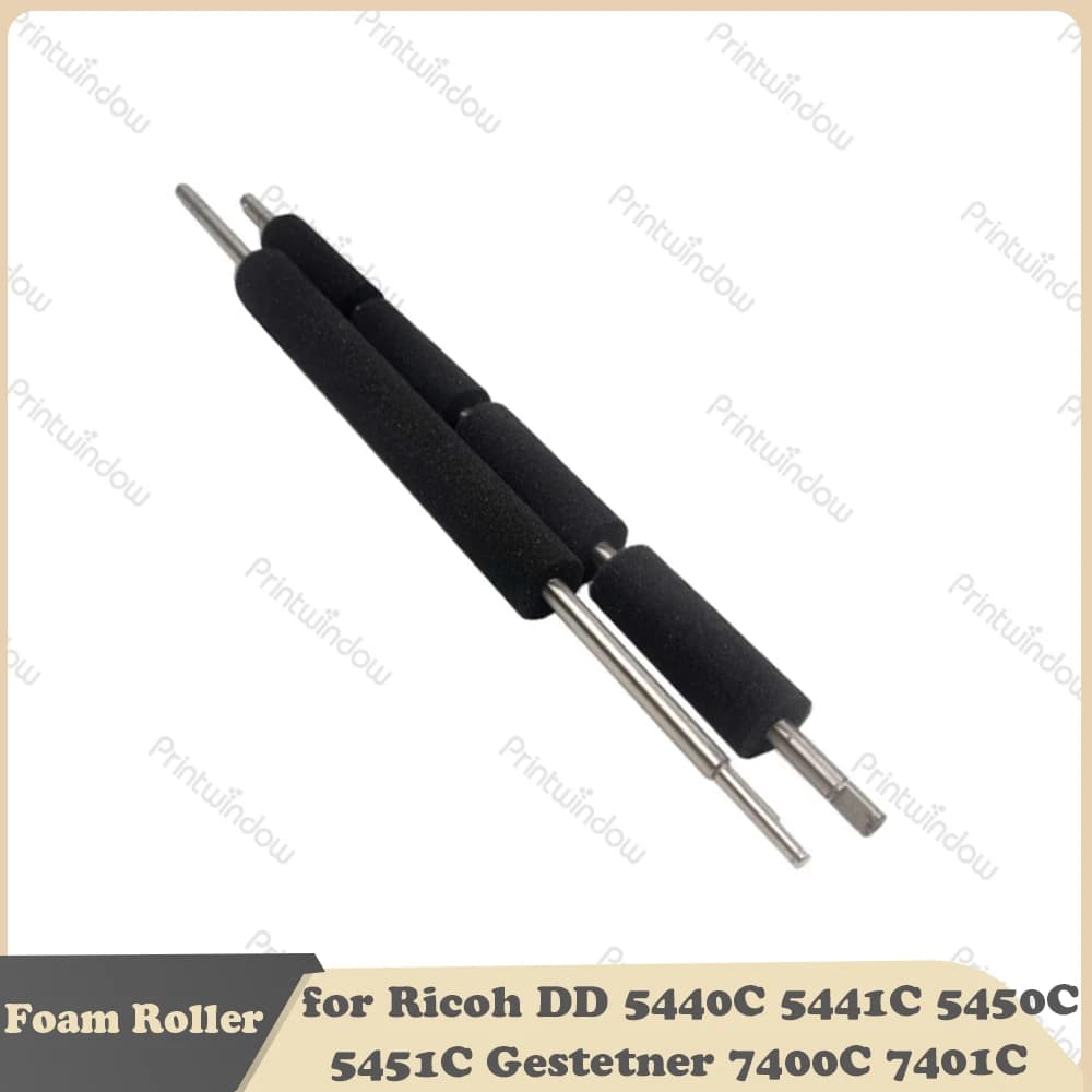 1Set2PCS Foam Roller Main Unit Compatible for Ricoh DD 5440C 5441C 5450C 5451C Gestetner 7400C 7401C 7450C 7451C