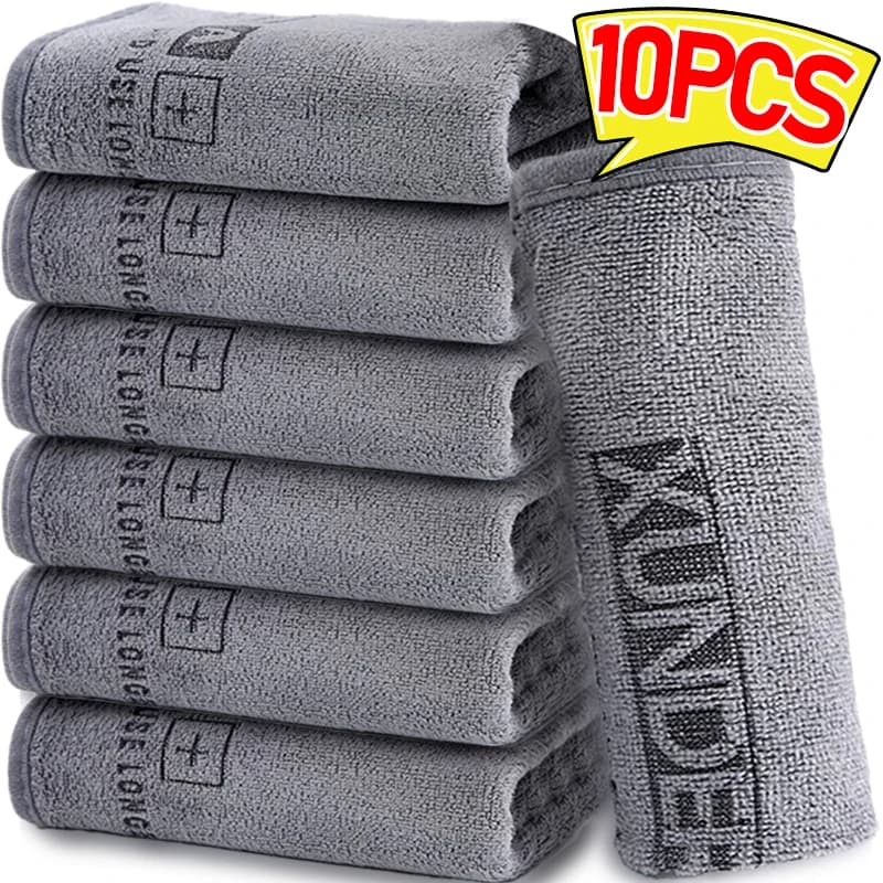 1-10PCS Asciugamano per lavaggio auto in microfibra Pulizia automatica Panno per asciugare Orlatura Cura dell'auto Panno per dettagli Panno per auto ad alto assorbimento d'acqua