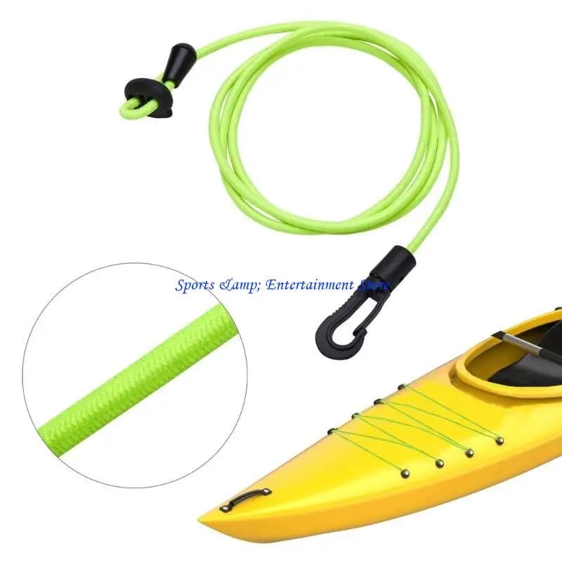 G7NF Sopravvivenza della canna da pesca a paletta regolabile Paracord Bungee Cord Safety Lanyard Cint