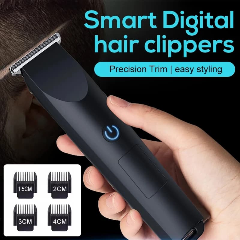 Adjustable cut head design with USB charging for electric haircuts and beard finishing