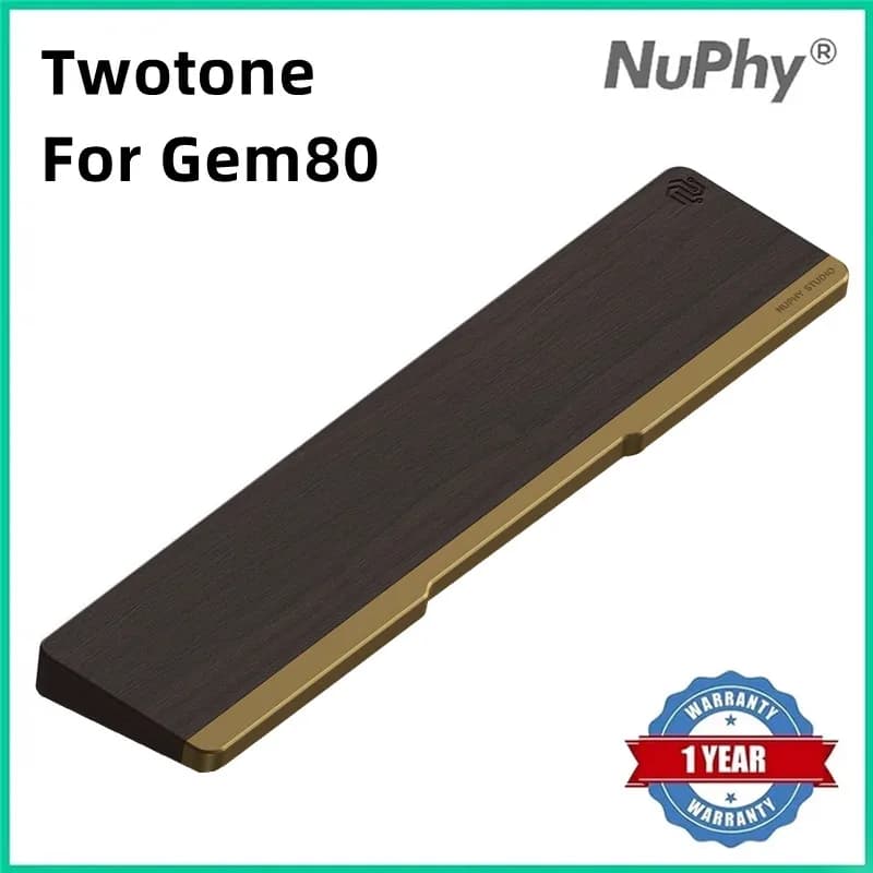 NuPhy Twotone per Gem80 poggiapolsi in lega di alluminio acrilico tutore per polso Palm Brace