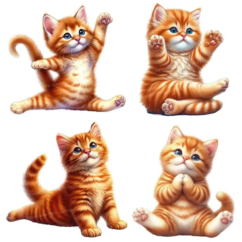 Yoga Cat Wall Sticker adesivi rimovibili per la decorazione della casa per la camera da letto cucina soggiorno pareti Decor decalcomanie per auto S242
