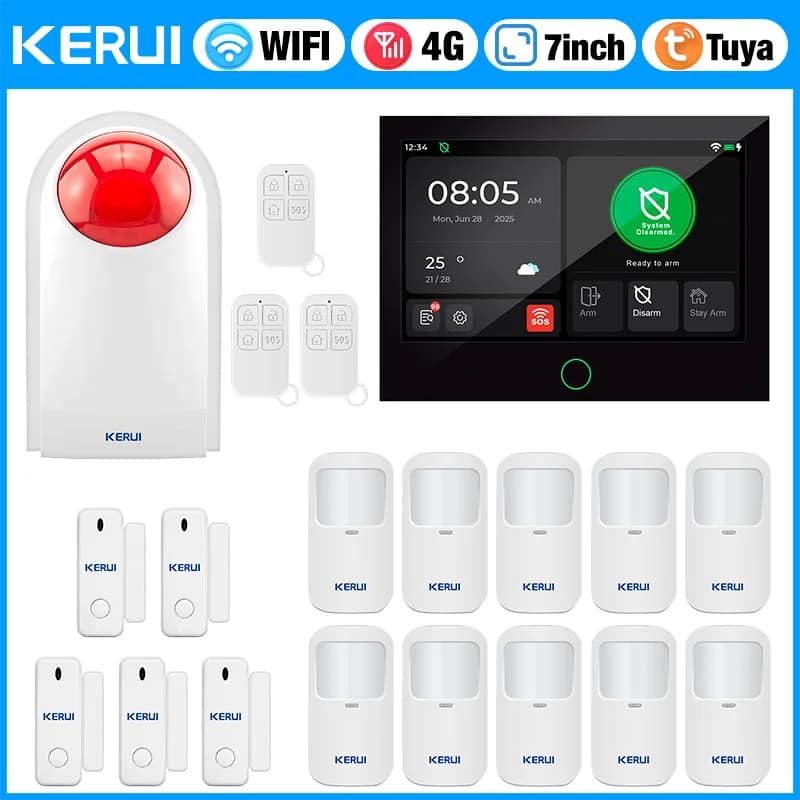 Set di pannelli WiFi 4G KERUI da 7 pollici