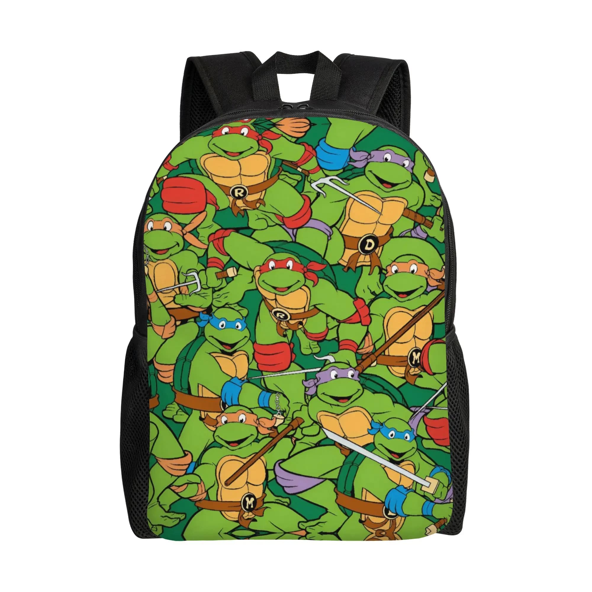 Ninjas Turtles Laptop Backpack Women Men Casual Bookbag for College School Student Superhero Bag