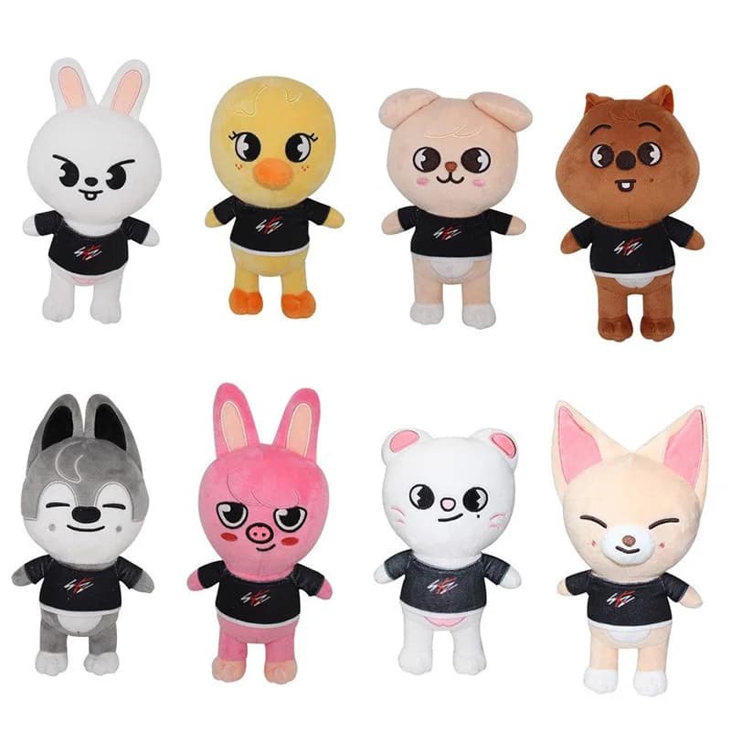 Plush Kawaii Skzoo Stray from 23 cm, Duck Doll Carton Animated, Kawaii Company Toy, Room Decoration, Gift for Boys and Girls