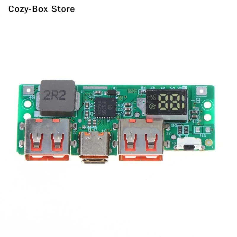 [ZY]Fast Charge Module IP5356 Digital Display QC/PD3.0 Support For Lithium Battery Charge Compact Stable Industrial Power Module