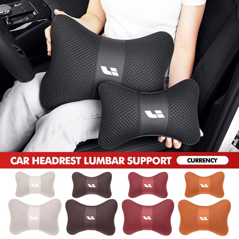Car Seat Headrest Lumbar Pillow Neck Support Pad For Leading Ideal Li Auto Lixiang One L7 L8 L9 L9 Max L6