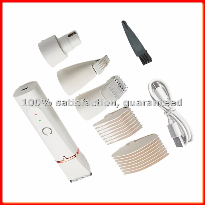 4 in 1 Electric Hair Trimmer Grooming Clippers for Pets Trimmer Nail Grinder Professional Cutter Machine Cutting Tool-A23U