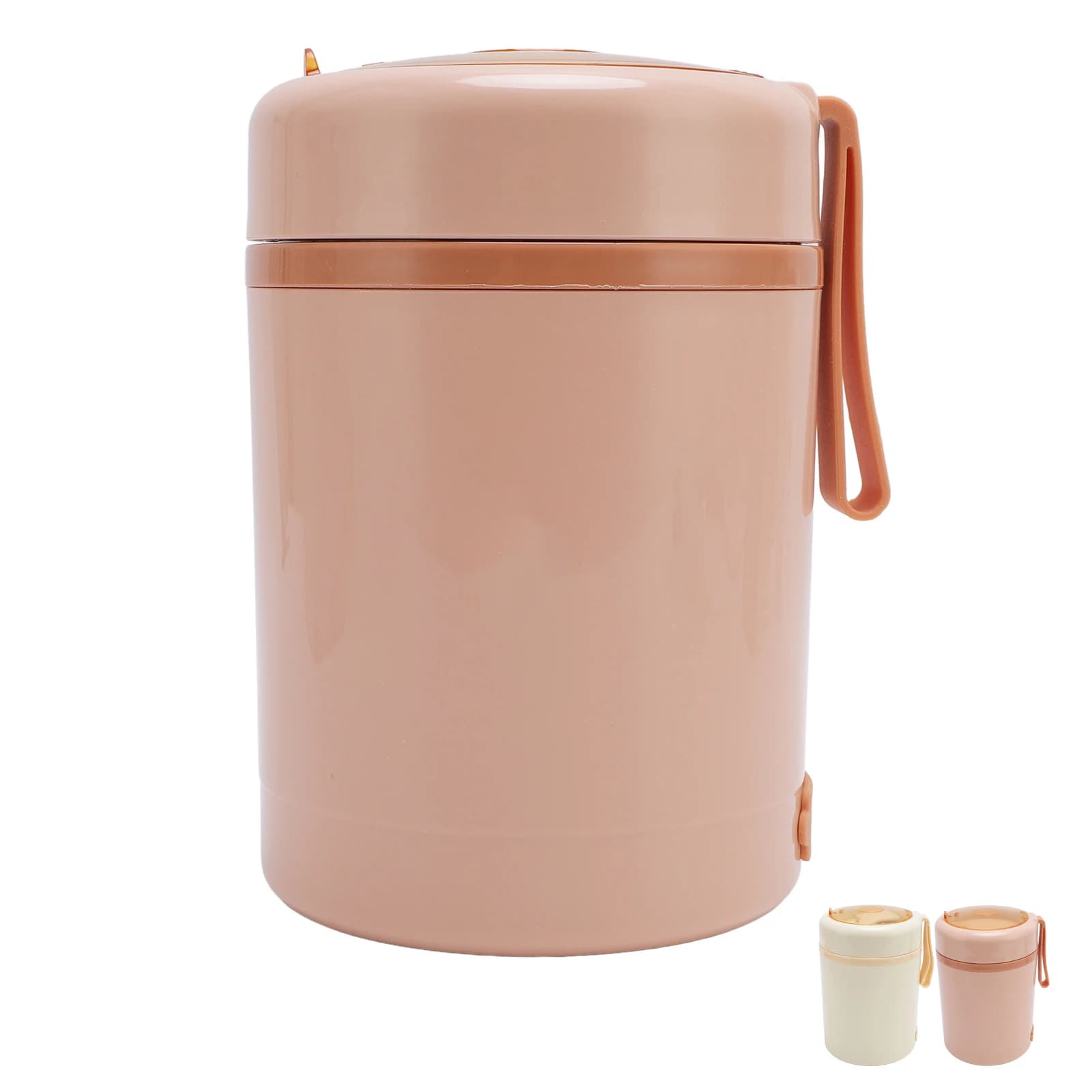 Scaldavivande elettrico da 600 ml, facile da pulire, scaldavivande portatile USB, isolato in acciaio inossidabile 304 con cucchiaio per ufficio