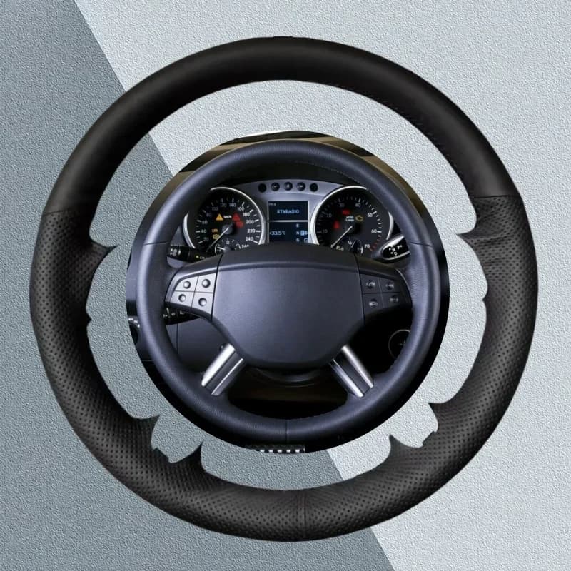 Customized Black Microfiber Leather Car Cover for Mercedes Benz Class GL X164 Class R Class M W164 2005-2009 Interior