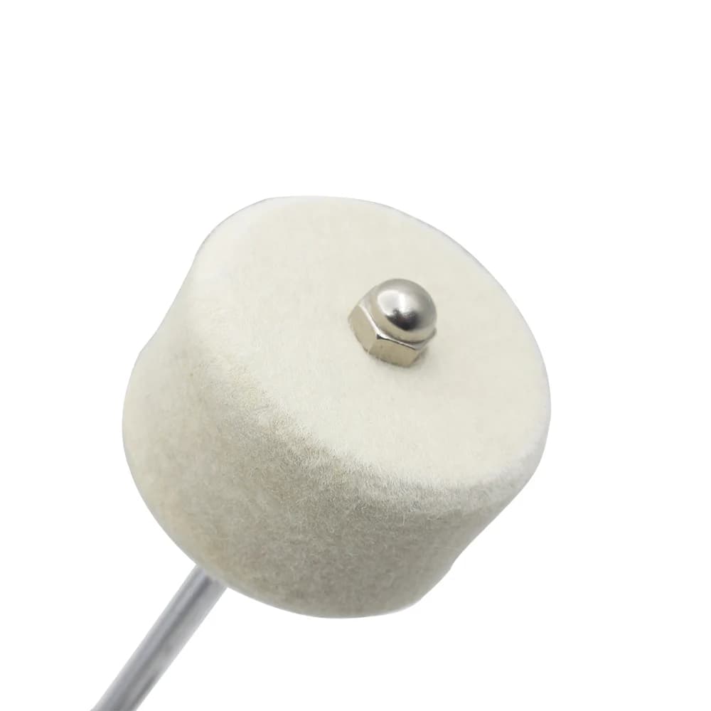 Frusta per batteria jazz per basso in feltro di lana per battitore per pedale per grancassa Accessori per strumenti a percussione Sostituzione della testa del martello