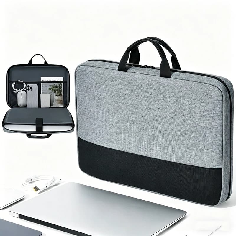 Borsa per laptop da 15/17 pollici – Custodia antiurto per computer portatile, ideale per viaggi d'affari