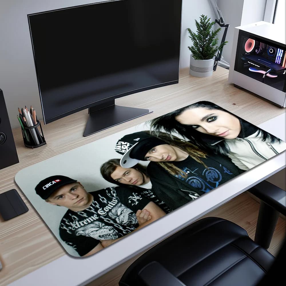 Band Tom Bill Kaulitz Tokio Hotel for Computer Games Big Keyboard Office Large Mouse Rubber Mouse Mouse for PC