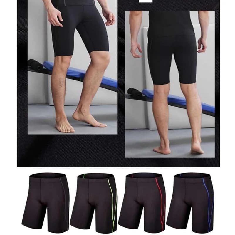 Sports Fitness Pants Men Gym Shorts Workout Tights Running Training Bottoming Shorts Compression Leggings Basketball Sportswear