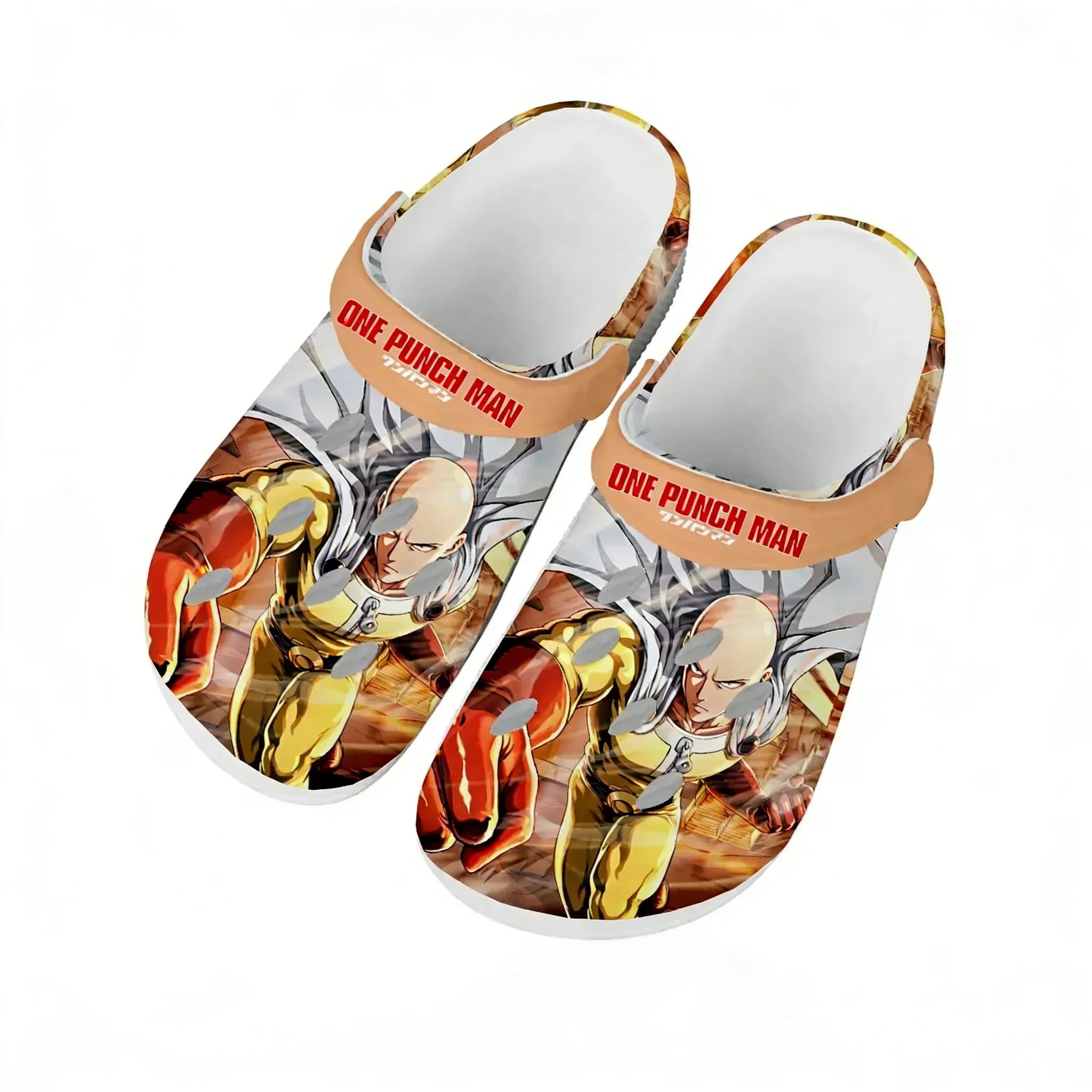 Scarpe da acqua One Punch Man per uomo e donna, antiscivolo, comode, per casa e giardino, sandali personalizzabili, ciabatte traspiranti con fori da spiaggia