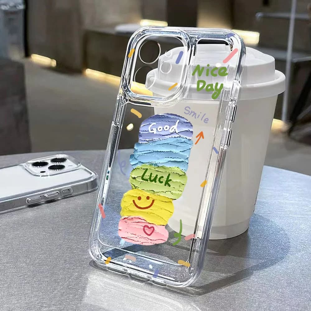 Custodia Colorata per iPhone 17 Pro Max, Cover Estetiche per iPhone 16, 15, 14, 12, 13, 11 Pro Max, X, XR, XS Max, 16e - Funda Protettiva
