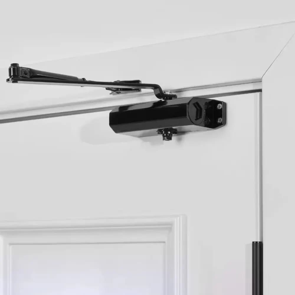 Nuovo chiudiporta automatico con velocità regolabile, hardware protettivo da 25 kg a 85 kg, supporto con chiusura morbida