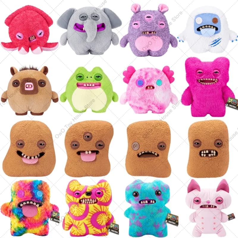 Peluche Mostro Dentato Divertente e Stravagante Fuggler - Giocattoli di Peluche Fugglers Chunky Fuggs Bigg Nuggets - Bambole di Peluche Cartone Animato - Regali per Bambini