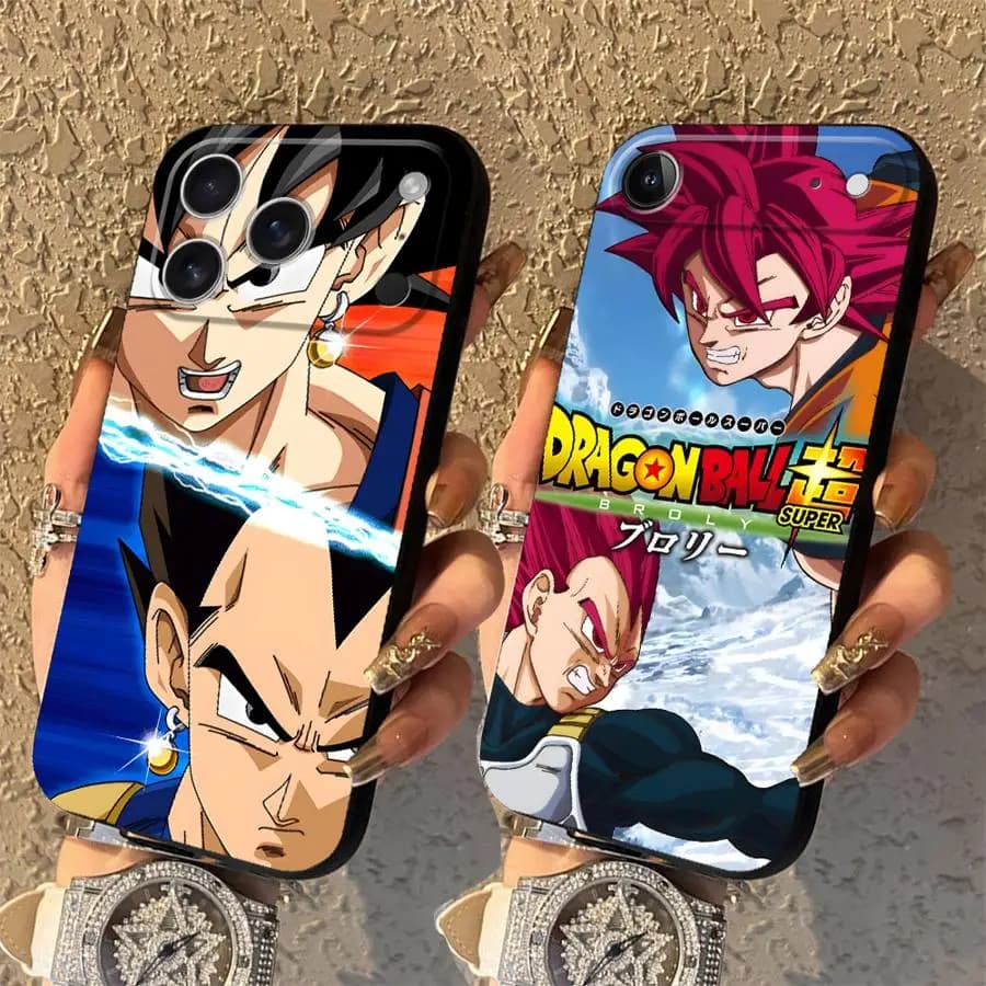 Cover per Telefono con Motivo Draghi B-Ball Vegeta per Apple iPhone 17 Pro Max 11 XR XS MAX 15 Pro 7 8 13 14 17e 12 16 Air