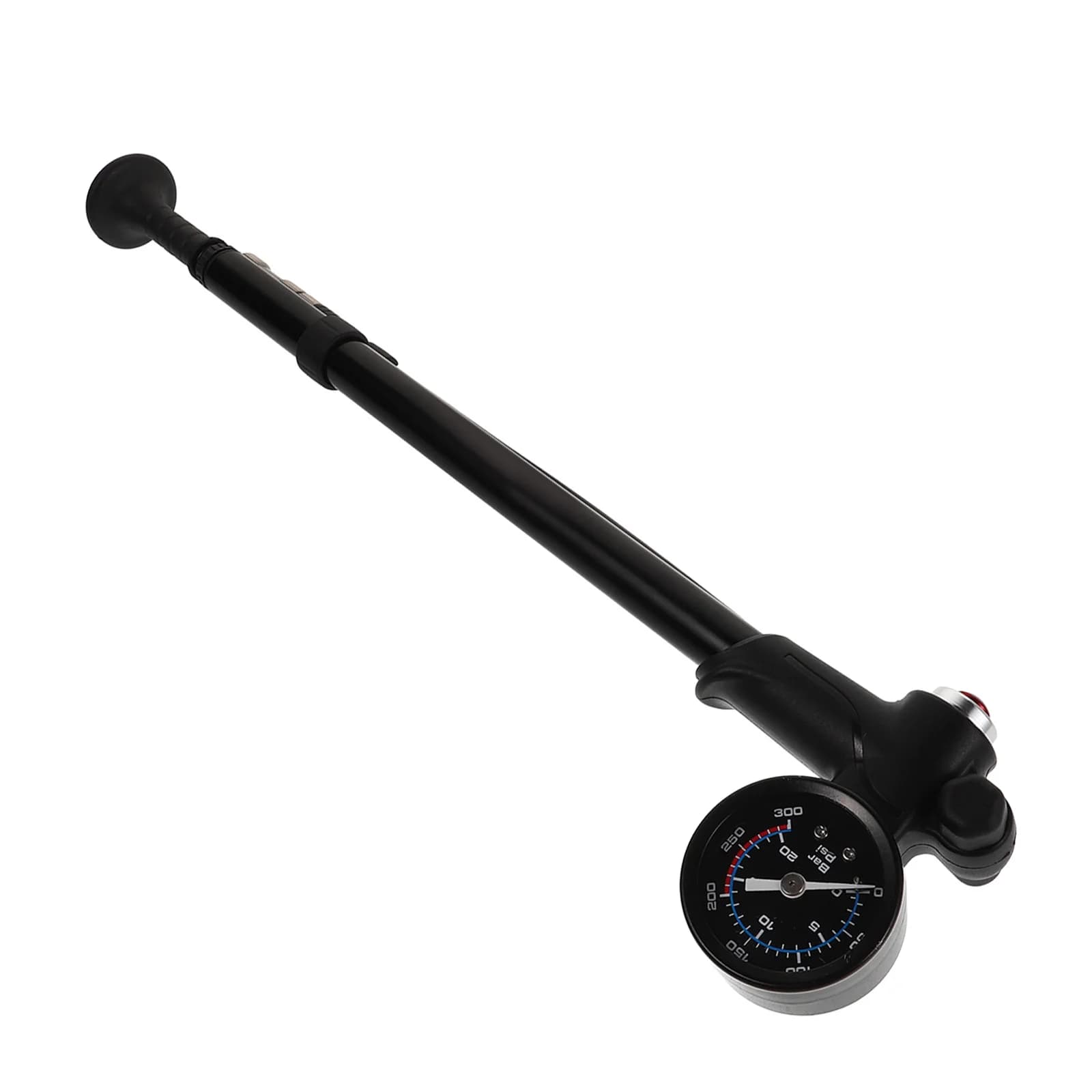 Pompa di sospensione per bici ad alta pressione Misuratore di gonfiaggio digitale portatile per pneumatici Gonfiaggio efficiente per motociclette da strada di montagna