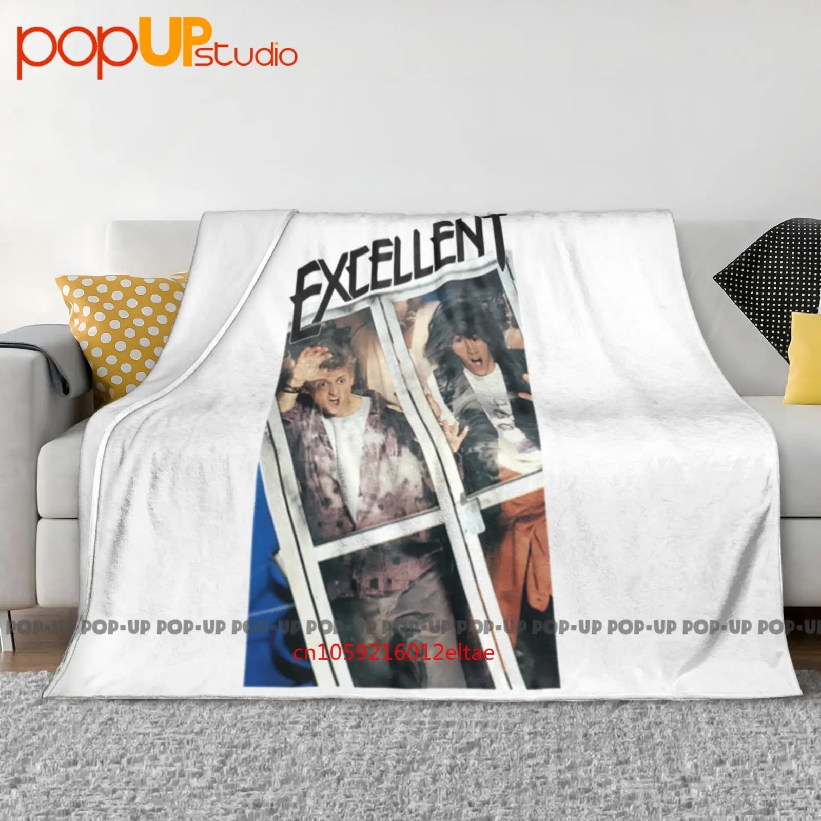 Copridivano invernale con coperta ultra morbida Bill e Ted invecchiato