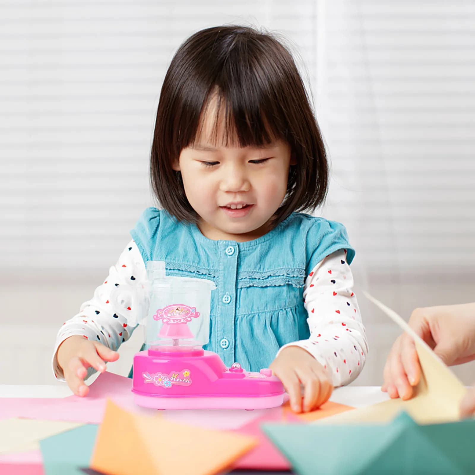 1 Piece Mini Kitchen Set for Children with Blender and Kettle Toy, Simulation of Appliances for Educational and Funny Game