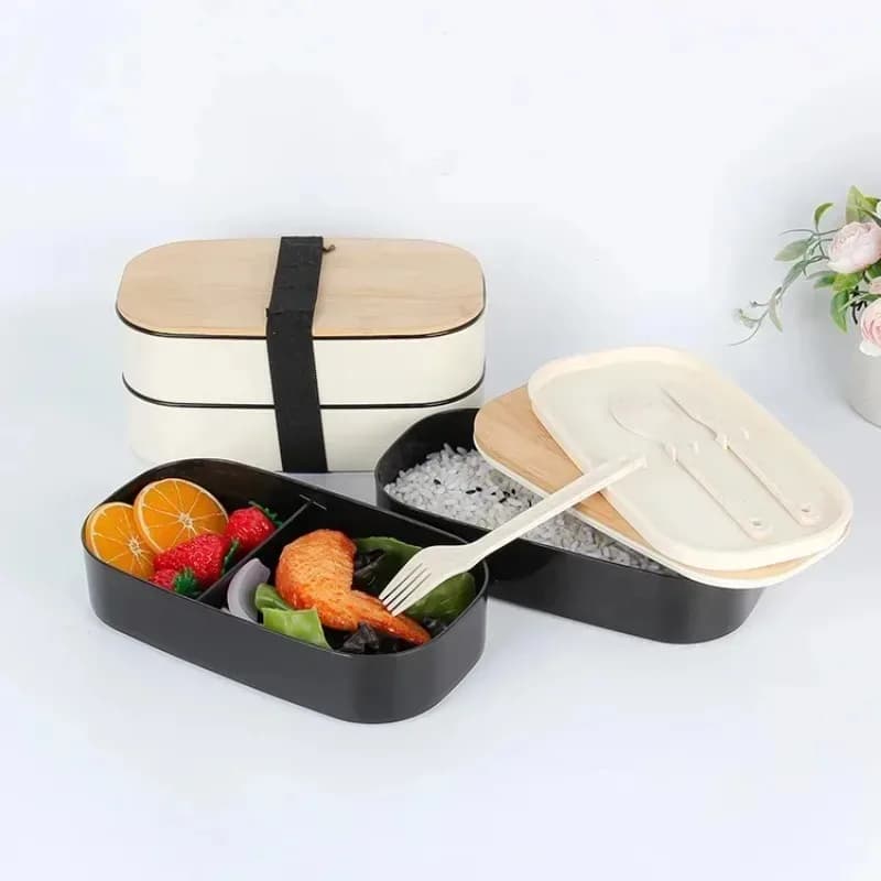 Lunch box in acciaio inossidabile 304 per adulti Kids School Office 1/2 strati griglie portatili per microonde contenitori per alimenti bento