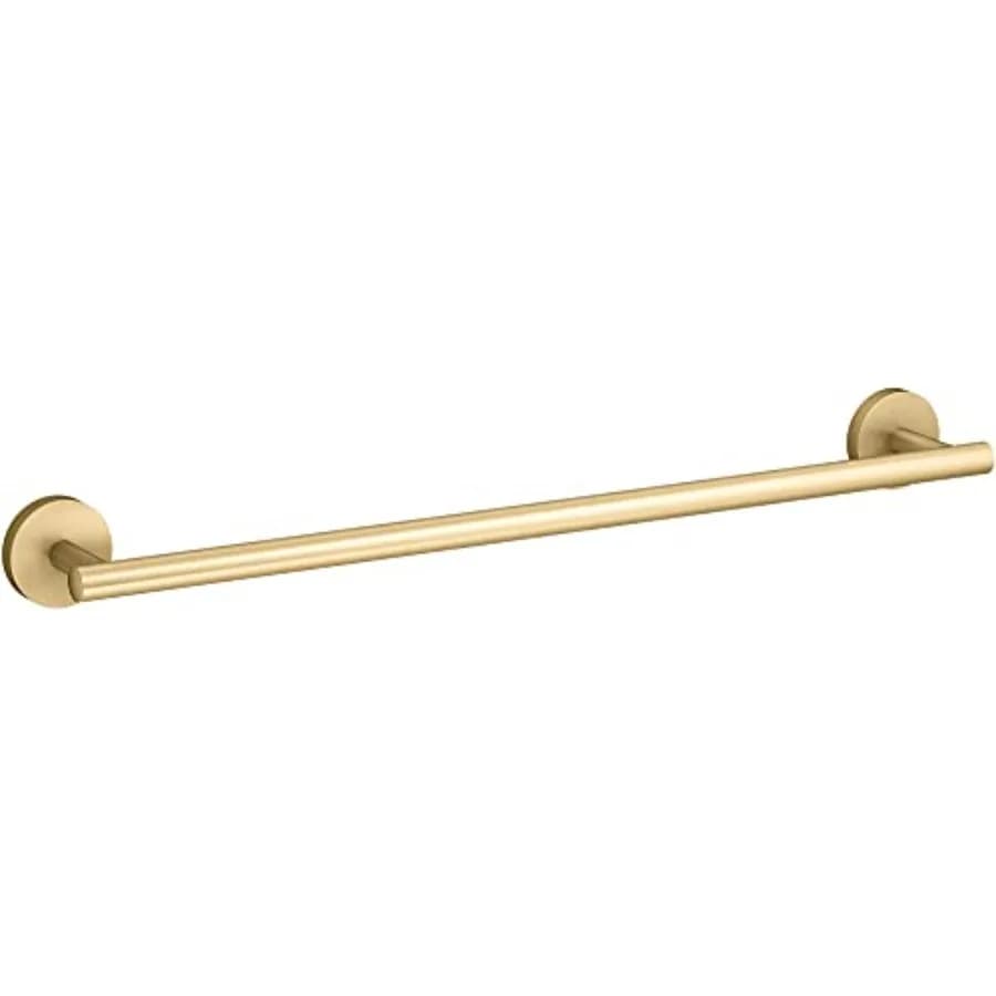 27286-2MB Elate 18 Portasciugamani in Ottone Spazzolato Vibrante, Accessorio Bagno dal Design Moderno e Finitura Resistente