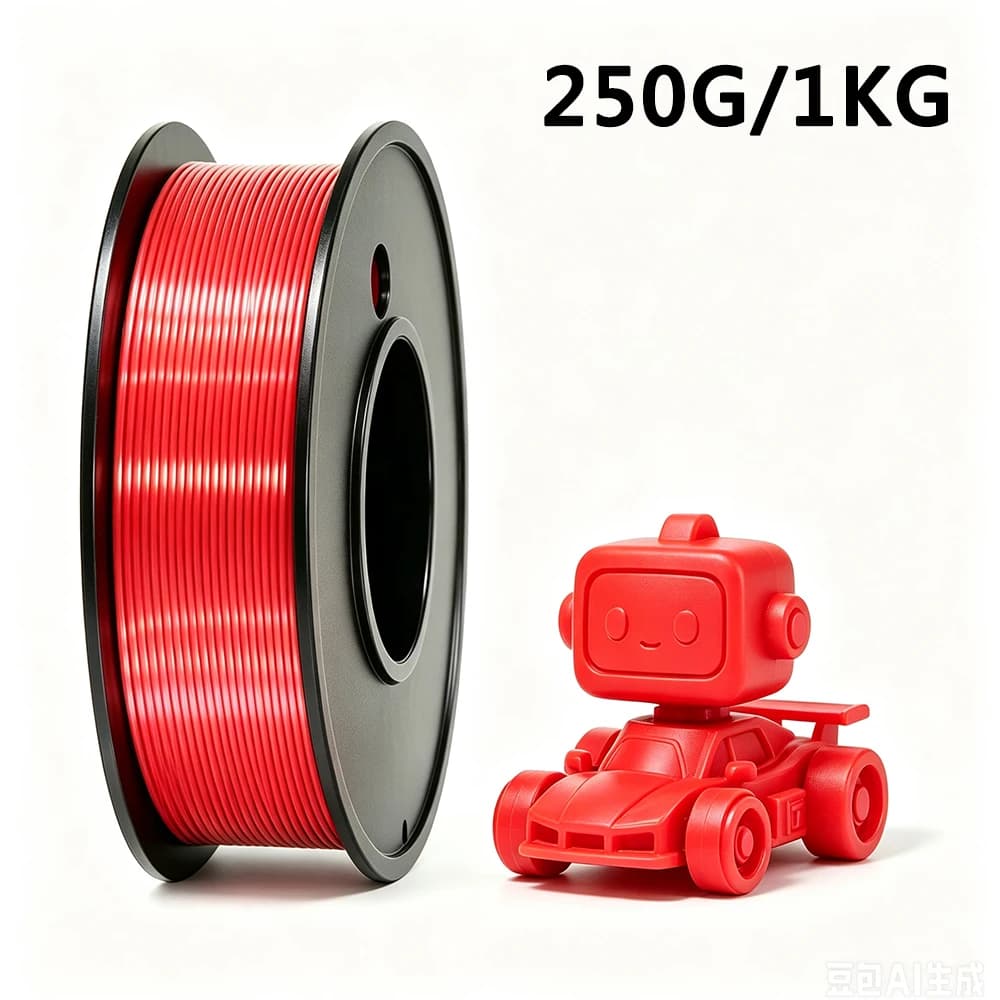 PLA Silk Red 3D Printer Filament silk Red 250g 1kg For 3D Printer pla Material 1.75mm wire Vacuum Packaging