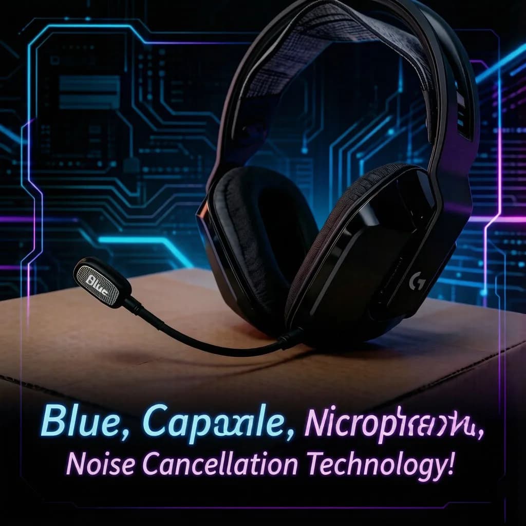 Capsula microfonica a condensatore Blue Icepop per cuffie da gioco Logitech G733