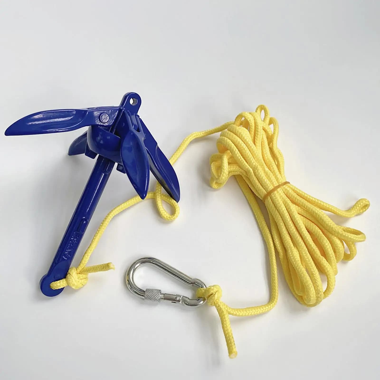 Kit di ancoraggio per puntali portatile, zattera pieghevole per barche da pesca per kayak a vela